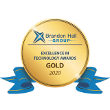 Brandon Hall Group 2020 Gold award for best advance in LMS technology