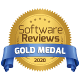 SoftwareReviews 2020 Gold Medal, LMS Data Quadrant