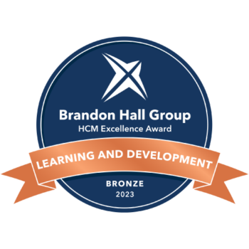 Brandon Hall Group Learning and Development Excellence Award