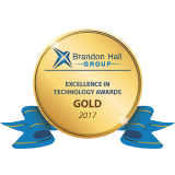 Brandon Hall Group Excellence in Technology Gold Award 2017