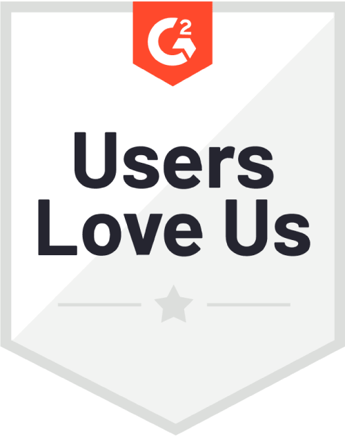 G2 Users Love Us award