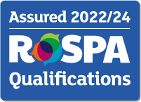 RoSPA Qualifications Assured logo 2022-2024