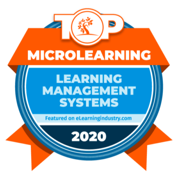 eLearning Industry's 2020 Best Microlearning LMS Software for Corporate Training award