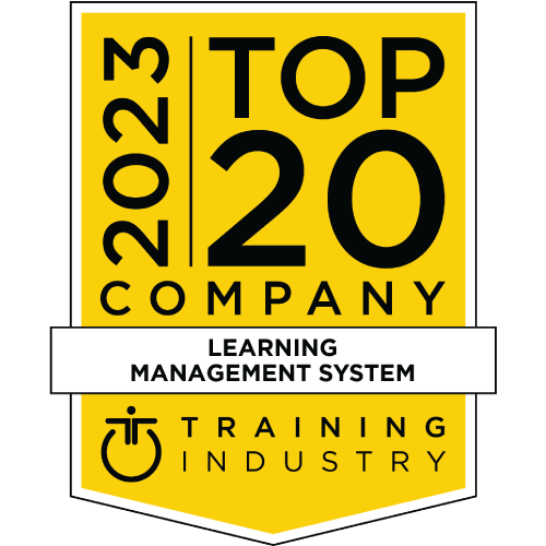 Training Industry top learning management system companies award